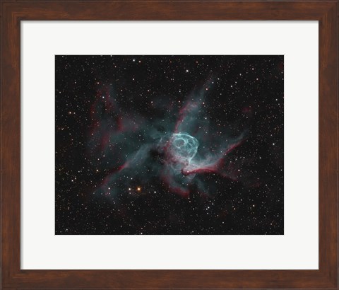 Framed NGC 2359, Thor&#39;s Helmet Print