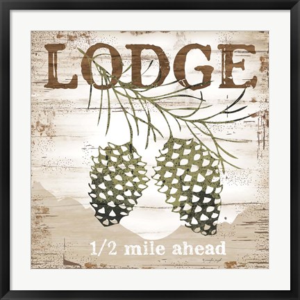 Framed Lodge Print