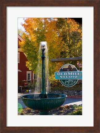 Framed Old Mill Art Gallery, Whitefield, New Hampshire Print