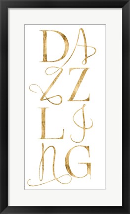 Framed Elegant &amp; Dazzling II Print