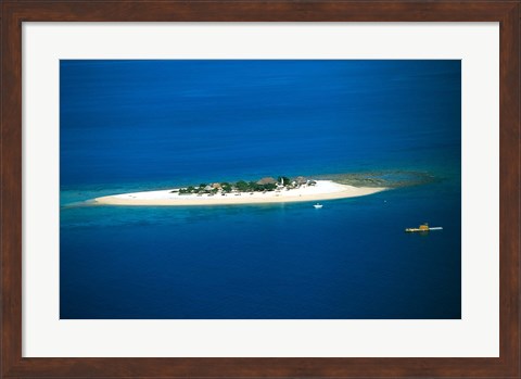 Framed Aqualand, Mamanuca Islands, Fiji Print
