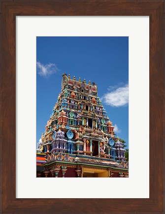 Framed Close up of Sri Siva Subramaniya Swami Temple, Viti Levu, Fiji Print