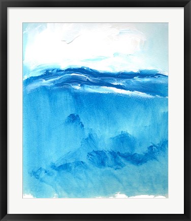 Framed Seascape VI Print