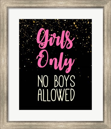 Framed Girl Zone-Sparkle Print