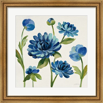 Framed Seaside Garden II Print