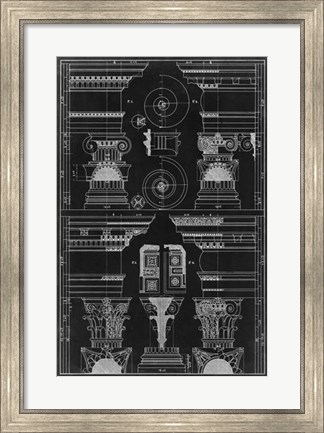 Framed Graphic Architecture V Print