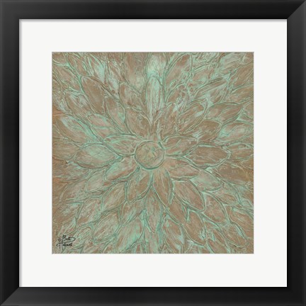 Framed Oxidized Petals I Print