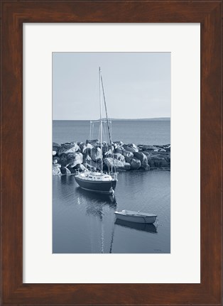 Framed By the Sea II no Border Print