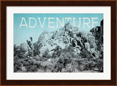 Framed Ombre Adventure III Adventure Print