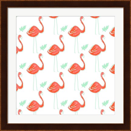 Framed Flamingo Print