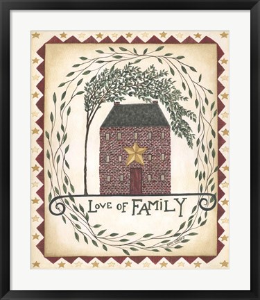 Framed Love of Family Print
