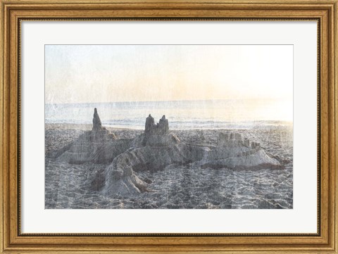 Framed Sand Castle II Print