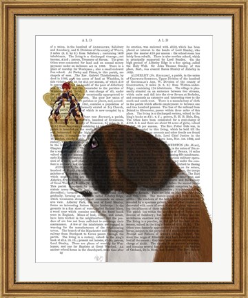 Framed St Bernard Ice Cream Print