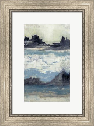 Framed Peaceful Mountain II Print