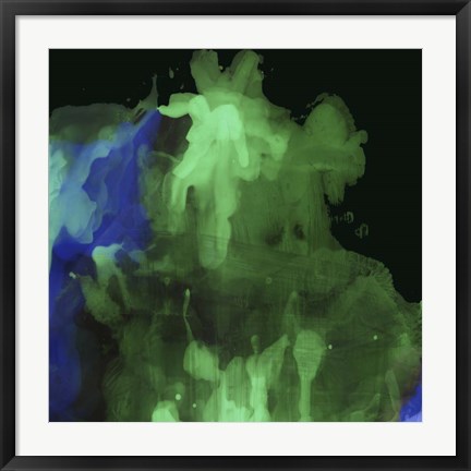 Framed Neon Spill II Print