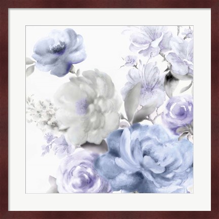 Framed Light Floral II Print