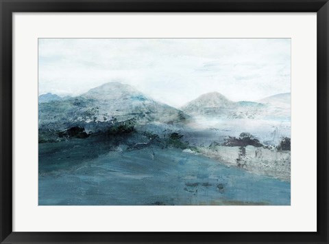 Framed Blue Hill Print
