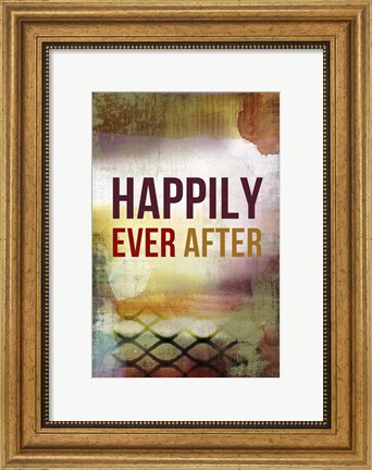 Framed Happily Ever After Print