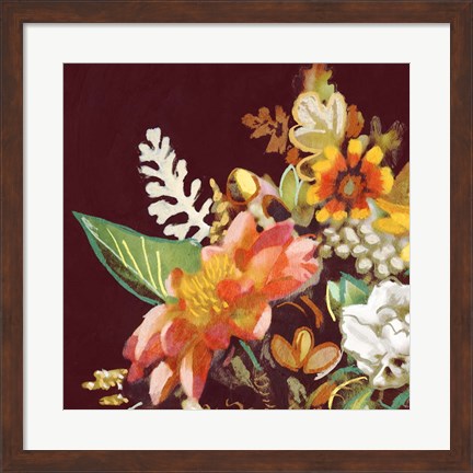 Framed Posy II Print