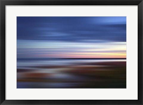 Framed Blue on the Horizon Print