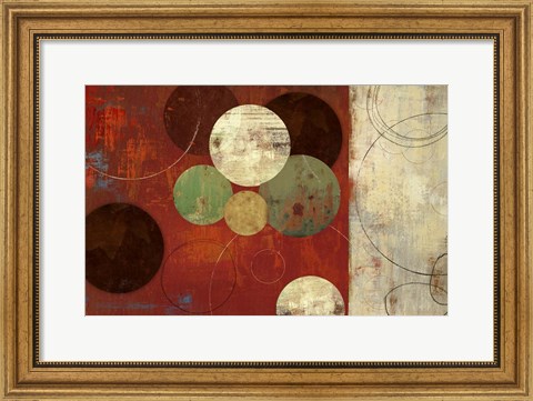 Framed Round and Round Print