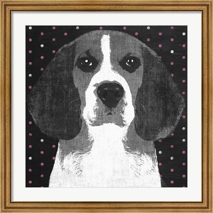 Framed Beagle Print