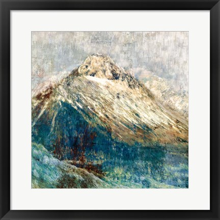 Framed Mountain I Print