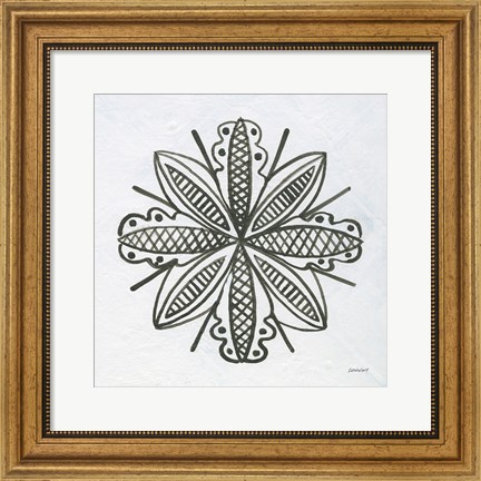 Framed Patterns of the Amazon Icon IV Print
