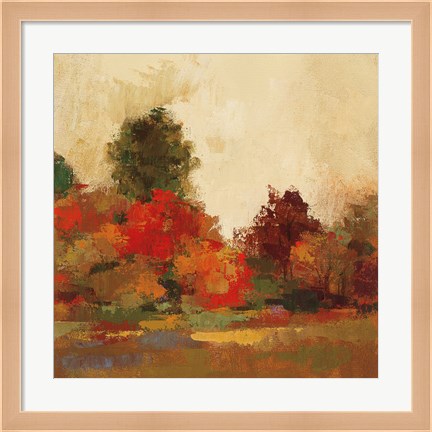 Framed Fall Forest III Print