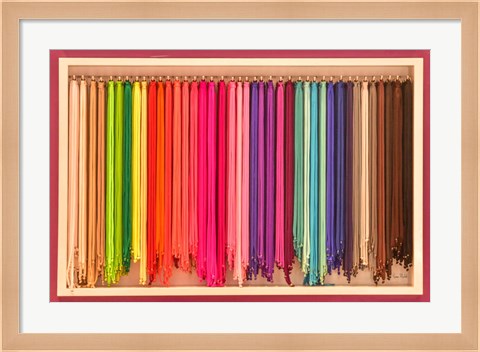 Framed Bright Mexico Colors Print