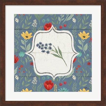 Framed Blooming Thoughts VIII Flower Print