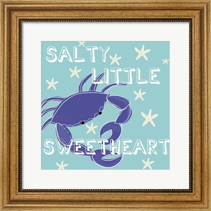 Framed Salty Sweetheart Print