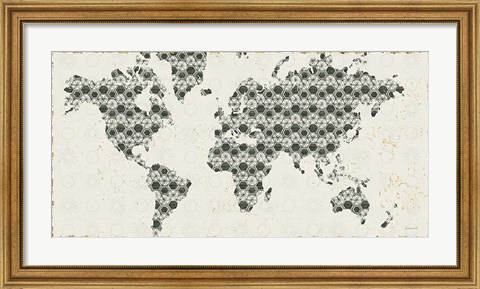 Framed Kami Map v2 Print