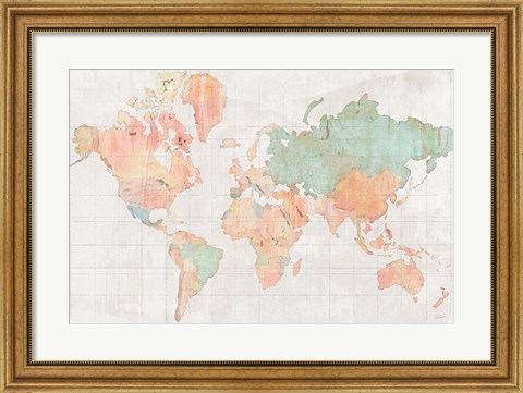 Framed Across the World v5 Print