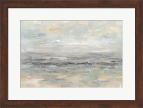 Framed Stormy Grey Landscape Print
