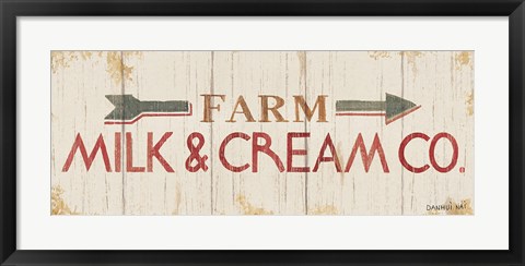 Framed Farm Patchwork XIII Print