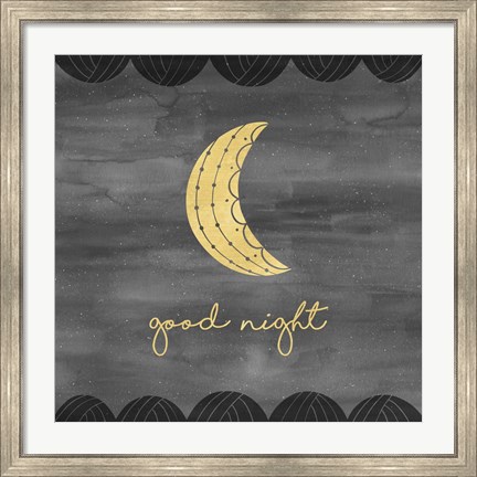 Framed Good Night Sleep Tight I Print