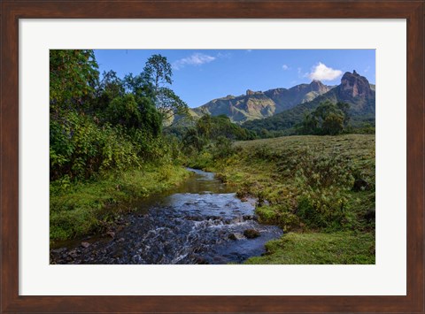 Framed Harenna Escarpment Bale Mountains National Park Ethiopia Print