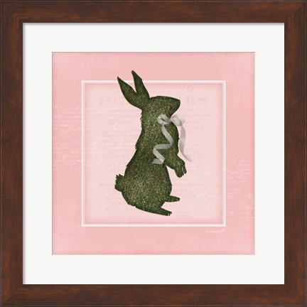 Framed Bunny - Pink Print