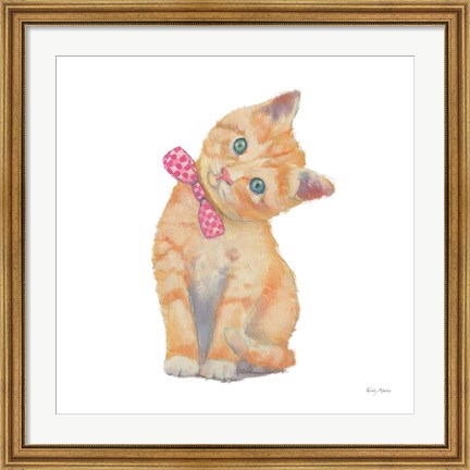 Framed Cutie Kitties II Print