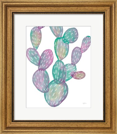 Framed Lovely Llamas Cactus Print