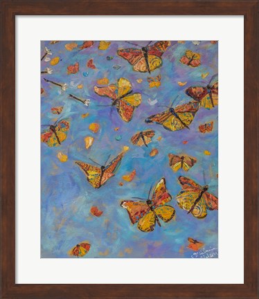 Framed Monarch Migration B Print