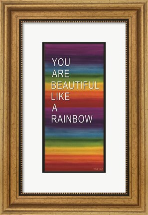 Framed You are Beautiful Print