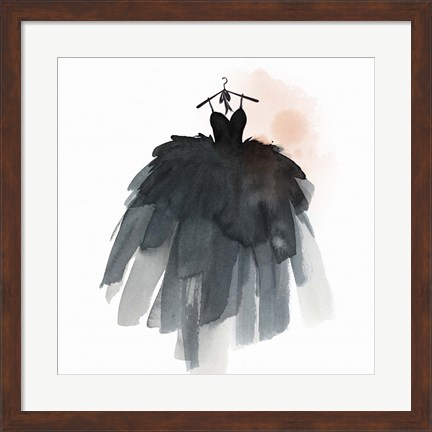 Framed Little Black Dress III Print