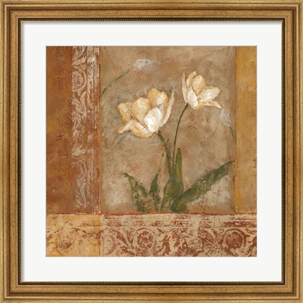 Framed Morning Floral II Print