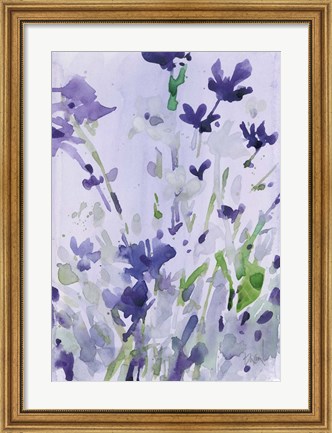 Framed Violet Garden Moment II Print