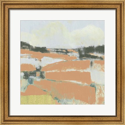 Framed Coral Fields II Print