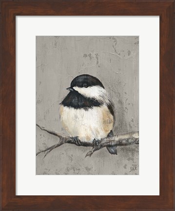 Framed Winter Bird IV Print