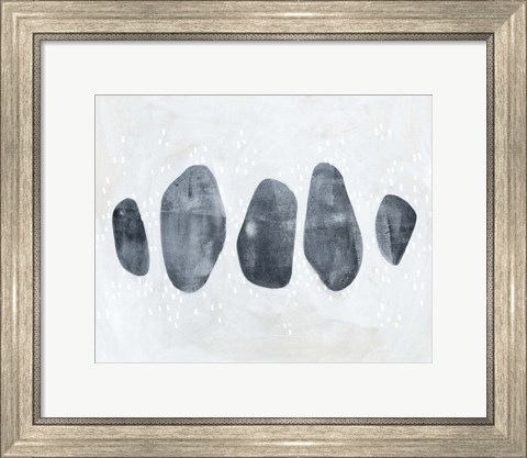 Framed Stone Collection I Print