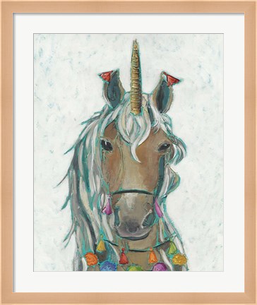 Framed Fiesta Unicorn II Print